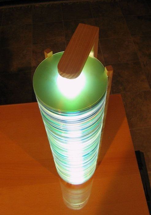 Mejores manualidades e ideas para reciclar CD lámpara Led