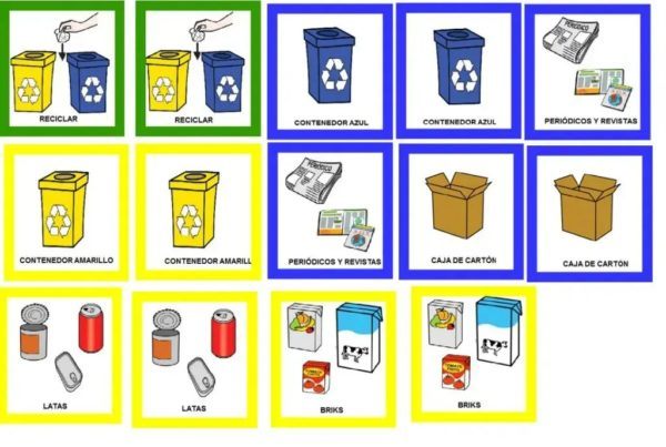 Mejores juegos reciclar niños tarjetas ecoembes 